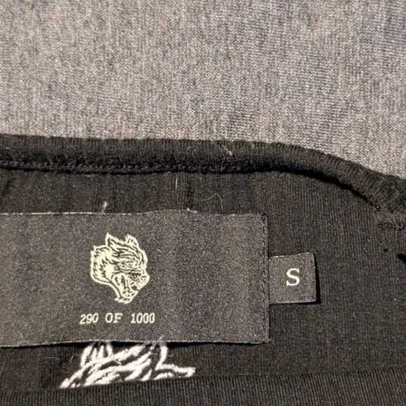 Black Ribbed Crop Top - Picture 5 of 5